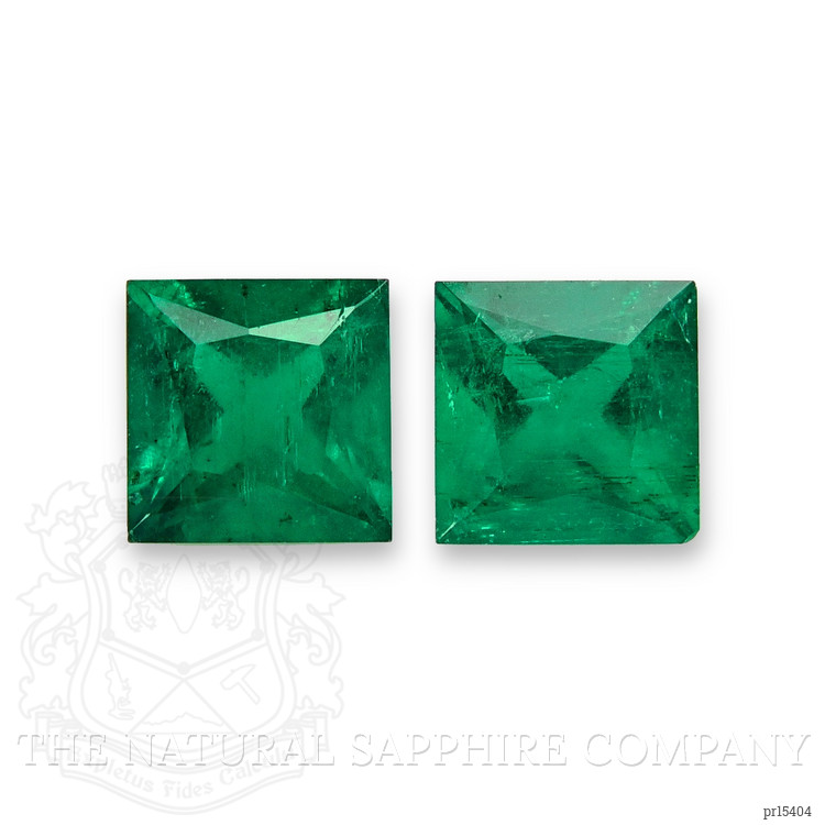 0.58 Ct.Tw. Emerald Pair from Afghanistan