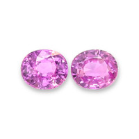2.08&nbsp;Ct.Tw.Total Carat Weight Pink Sapphire Pair from Madagascar Video