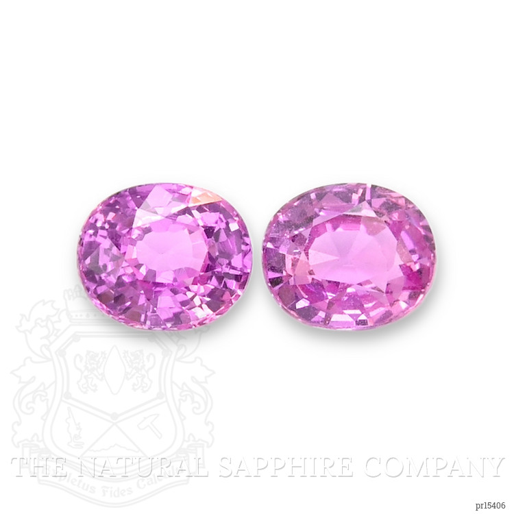 2.08 Ct.Tw. Pink Sapphire Pair from Madagascar
