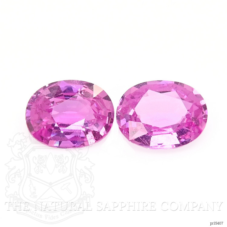 2.11 Ct.Tw. Pink Sapphire Pair from Madagascar