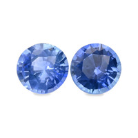 0.78&nbsp;Ct.Tw.Total Carat Weight Blue Sapphire Pair from Ceylon (Sri Lanka) Video