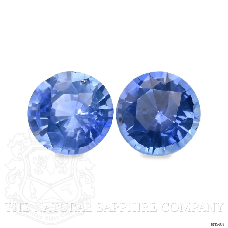 0.78 Ct.Tw. Blue Sapphire Pair from Ceylon (Sri Lanka)