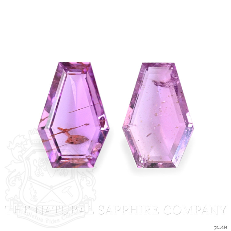 1.27 Ct.Tw. Pinkish Purple Sapphire Pair from Ceylon (Sri Lanka)