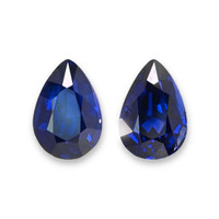 3.59 Ct.Tw.Total Carat Weight Blue Sapphire Pair from Tanzania Video