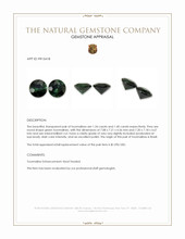 2.74&nbsp;Ct.Tw.Total Carat Weight Green Tourmaline Pair from Brazil Appraisal