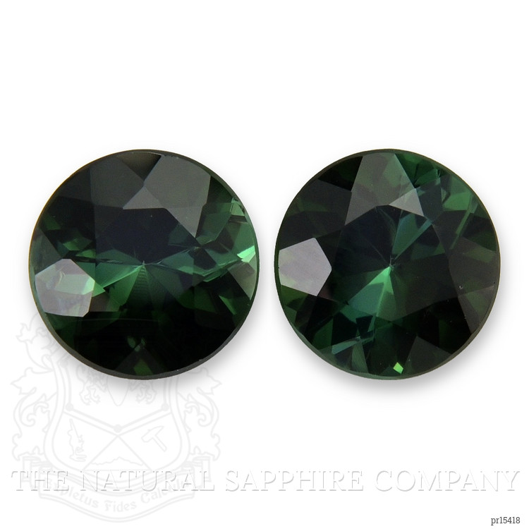 2.74 Ct.Tw. Green Tourmaline Pair from Brazil