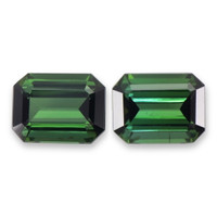 2.92 Ct.Tw.Total Carat Weight Green Tourmaline Pair from Brazil Video
