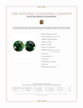 1.78&nbsp;Ct.Tw.Total Carat Weight Green Tourmaline Pair from Brazil Scan Report