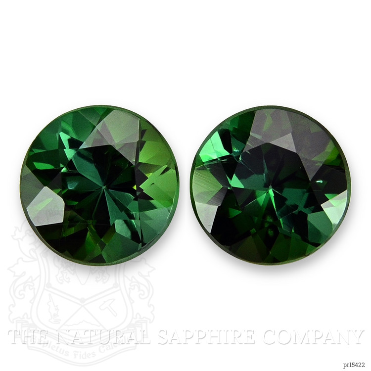 1.78 Ct.Tw. Green Tourmaline Pair from Brazil