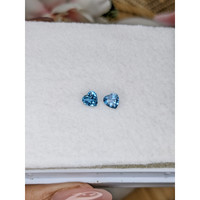 1.11&nbsp;Ct.Tw.Total Carat Weight Swiss Blue Topaz Pair from Ceylon (Sri Lanka) Life Style