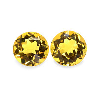 10.18 Ct.Tw.Total Carat Weight Yellow Citrine Pair from Brazil Video