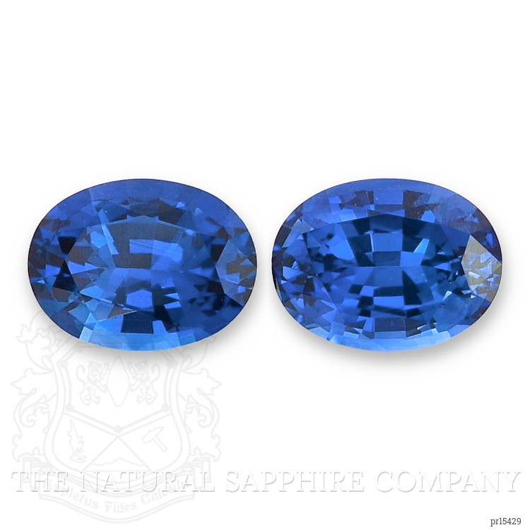 2.01 Ct.Tw. Blue Sapphire Pair from Ceylon (Sri Lanka)