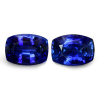 3.21&nbsp;Ct.Tw.Total Carat Weight Blue Sapphire Pair from Ceylon (Sri Lanka) Video