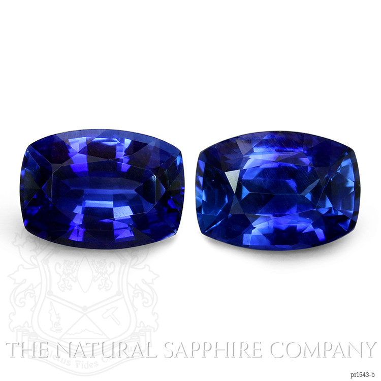 3.21 Ct.Tw. Blue Sapphire Pair from Ceylon (Sri Lanka)