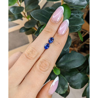 1.95&nbsp;Ct.Tw.Total Carat Weight Blue Sapphire Pair from Ceylon (Sri Lanka) Life Style