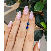 1.95&nbsp;Ct.Tw.Total Carat Weight Blue Sapphire Pair from Ceylon (Sri Lanka) Life Style