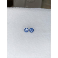 0.82&nbsp;Ct.Tw.Total Carat Weight Blue Sapphire Pair from Ceylon (Sri Lanka) Life Style