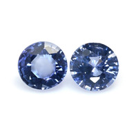 0.64&nbsp;Ct.Tw.Total Carat Weight Blue Sapphire Pair from Ceylon (Sri Lanka) Video
