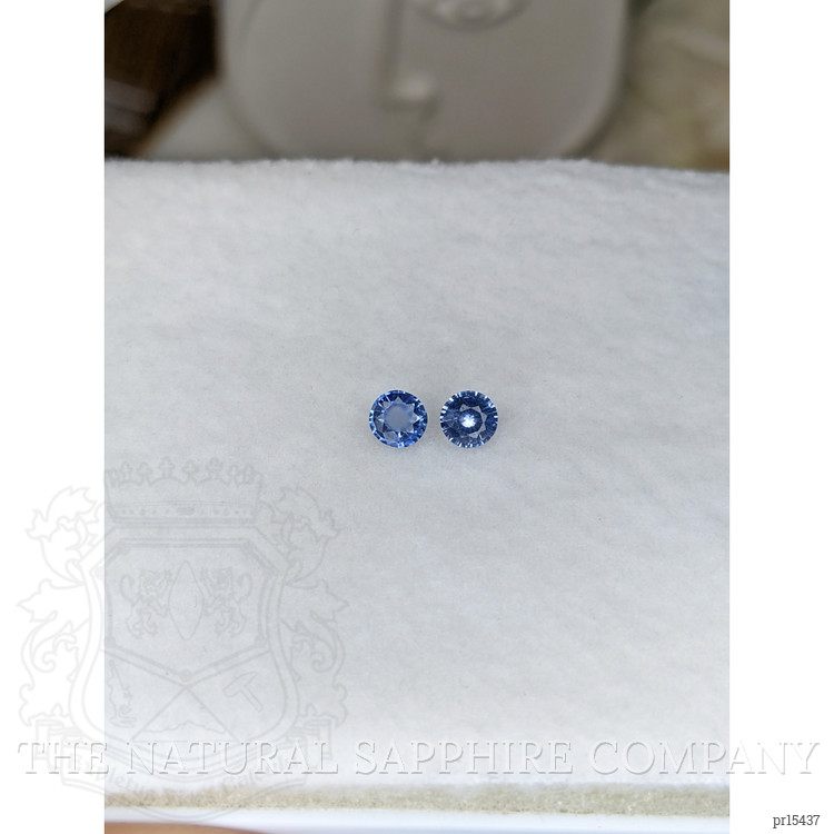 0.64 Ct.Tw. Blue Sapphire Pair from Ceylon (Sri Lanka)