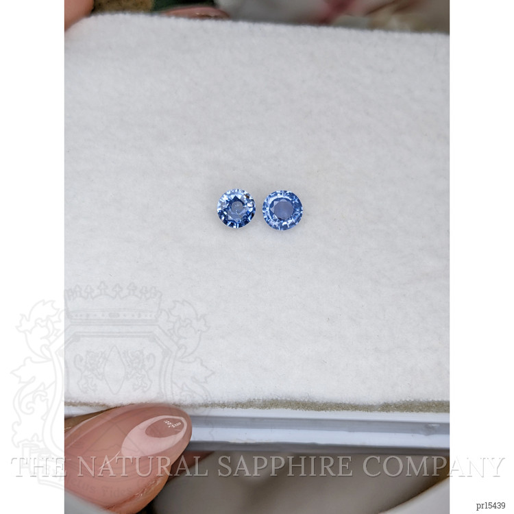 1.08 Ct.Tw. Blue Sapphire Pair from Ceylon (Sri Lanka)