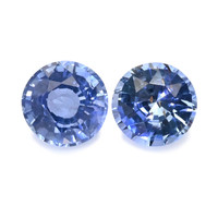 0.68&nbsp;Ct.Tw.Total Carat Weight Blue Sapphire Pair from Ceylon (Sri Lanka) Video