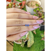 0.68&nbsp;Ct.Tw.Total Carat Weight Blue Sapphire Pair from Ceylon (Sri Lanka) Life Style