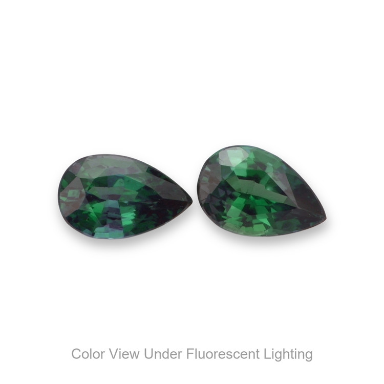 0.76 Ct.Tw. Alexandrite Pair from Brazil