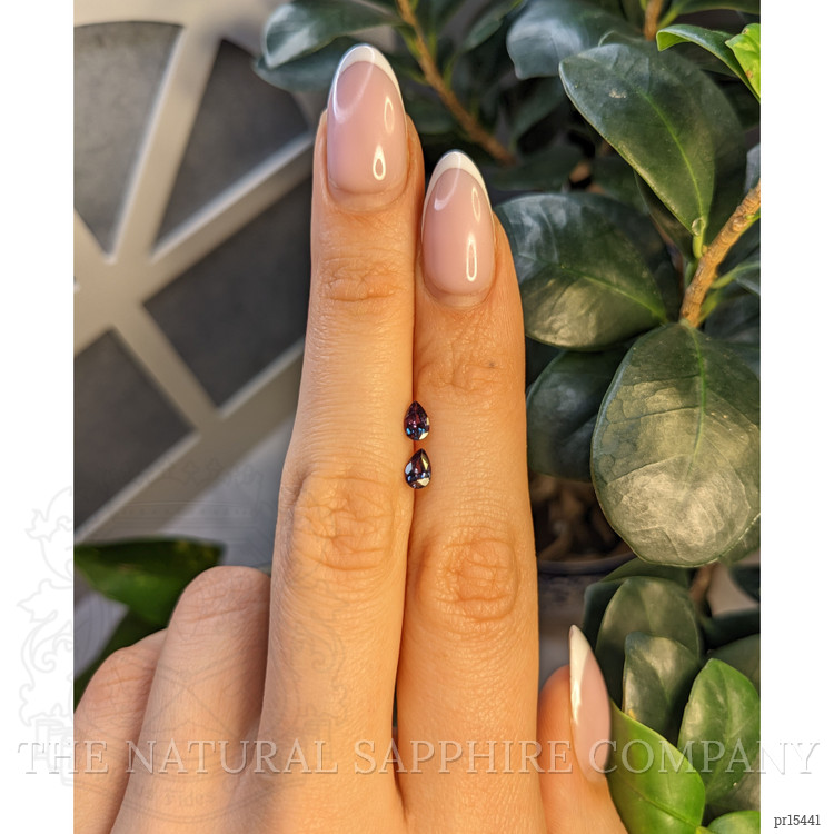 0.76 Ct.Tw. Alexandrite Pair from Brazil