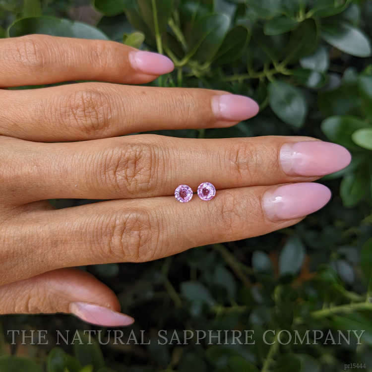 1.06 Ct.Tw. Pink Sapphire Pair from Ceylon (Sri Lanka)