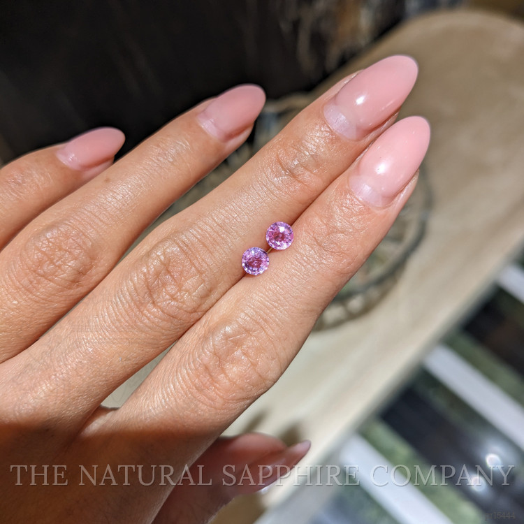 1.06 Ct.Tw. Pink Sapphire Pair from Ceylon (Sri Lanka)