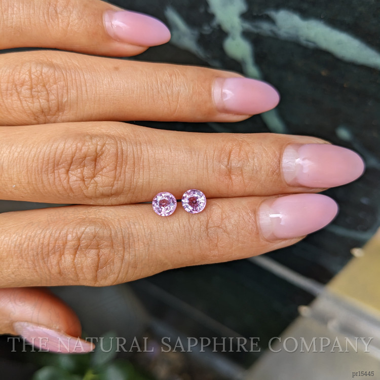 1.20 Ct.Tw. Pink Sapphire Pair from Ceylon (Sri Lanka)