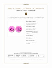 1.06 Ct.Tw.Total Carat Weight Pink Sapphire Pair from Ceylon (Sri Lanka) Scan Report