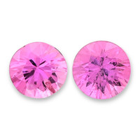 1.06&nbsp;Ct.Tw.Total Carat Weight Pink Sapphire Pair from Ceylon (Sri Lanka) Video