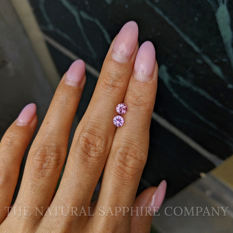 1.11 Ct.Tw. Pink Sapphire Pair from Ceylon (Sri Lanka)