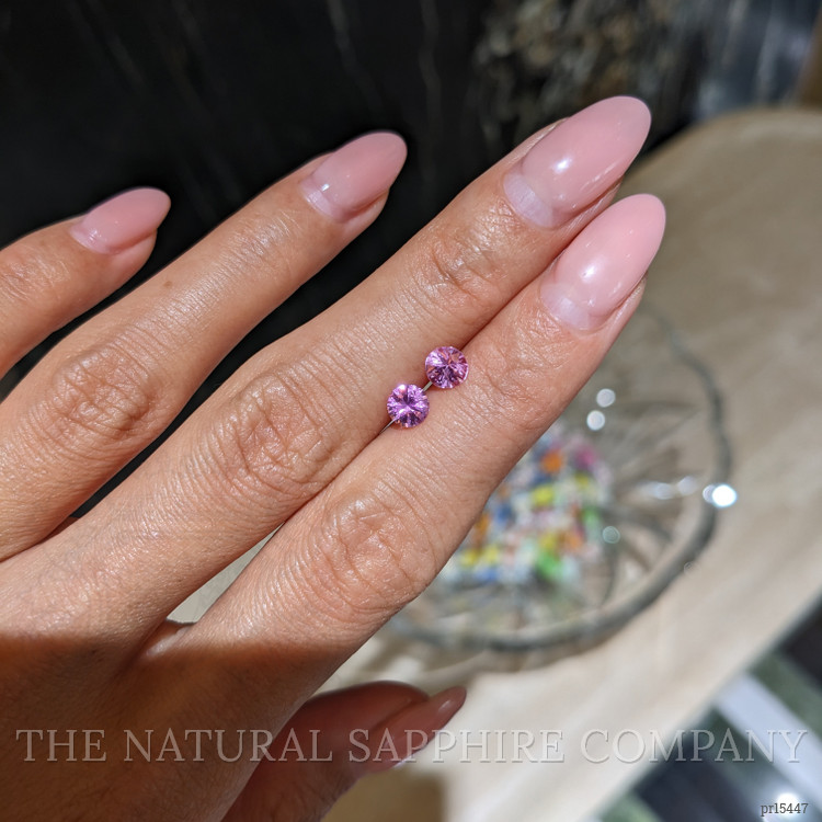 1.11 Ct.Tw. Pink Sapphire Pair from Ceylon (Sri Lanka)