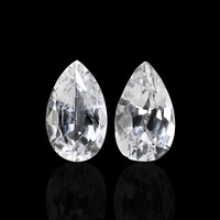 0.54 Ct.Tw. Pear Sapphire Pair