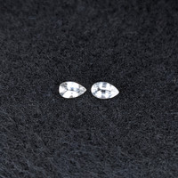 0.54&nbsp;Ct.Tw.Total Carat Weight White Sapphire Pair from Ceylon (Sri Lanka) Life Style