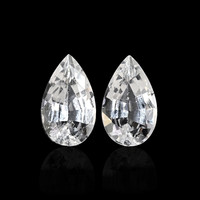 0.60 Ct.Tw. Pear Sapphire Pair