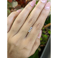 0.54&nbsp;Ct.Tw.Total Carat Weight White Sapphire Pair from Ceylon (Sri Lanka) Life Style