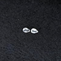 0.54&nbsp;Ct.Tw.Total Carat Weight White Sapphire Pair from Ceylon (Sri Lanka) Life Style