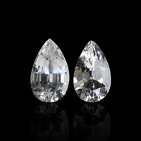 0.53 Ct.Tw. Pear Sapphire Pair