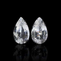0.53 Ct.Tw. Pear Sapphire Pair