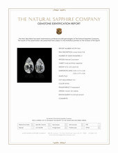 0.51 Ct.Tw.Total Carat Weight White Sapphire Pair from Ceylon (Sri Lanka) Scan Report