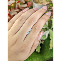 0.51&nbsp;Ct.Tw.Total Carat Weight White Sapphire Pair from Ceylon (Sri Lanka) Life Style