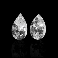 0.43 Ct.Tw. Pear Sapphire Pair