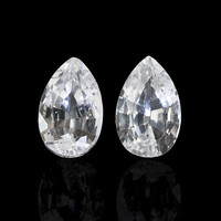 0.56 Ct.Tw. Pear Sapphire Pair