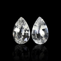 0.53 Ct.Tw. Pear Sapphire Pair