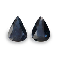 1.83&nbsp;Ct.Tw.Total Carat Weight Blue Sapphire Pair from Ceylon (Sri Lanka) Video