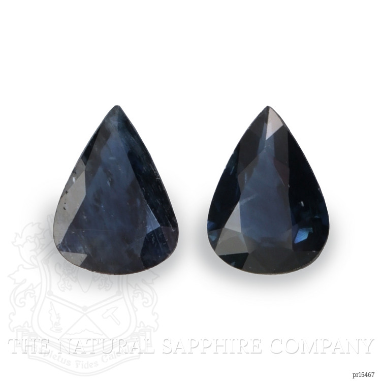 1.83 Ct.Tw. Blue Sapphire Pair from Ceylon (Sri Lanka)