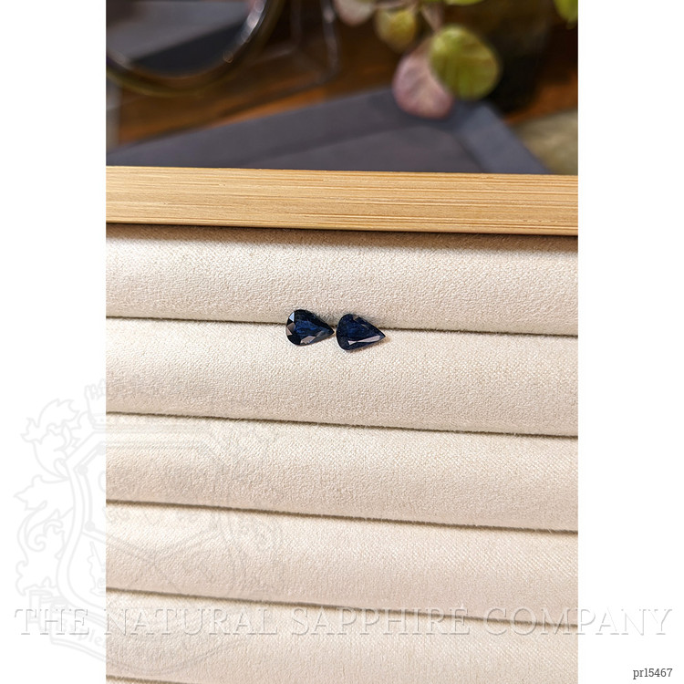 1.83 Ct.Tw. Blue Sapphire Pair from Ceylon (Sri Lanka)